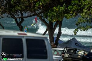 Day 3 – Josh Stone being competitive despite an injury - NoveNove Maui Aloha Classic photo copyright  Si Crowther / IWT taken at  and featuring the  class