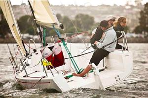 The Flying Tiger 7m - one of several one-design classes competing in Key West photo copyright Storm Trysail Club taken at  and featuring the  class