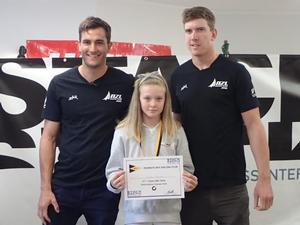 Well done Imogen Herbert - First female - O'pen BIC Murrays Bay Stack Winchamps 2016 photo copyright Murrays Bay S.C taken at  and featuring the  class