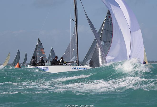 2016 Melges 24 World Championship - Miami - Day 2 © Bombarda Racing - Carlo Borlenghi