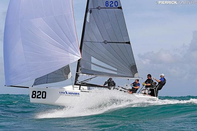 Bora Gulari's Air Force 1 USA820 - 2016 Melges 24 World Championship - Miami -  Day 1 ©  Pierrick Contin http://www.pierrickcontin.fr/