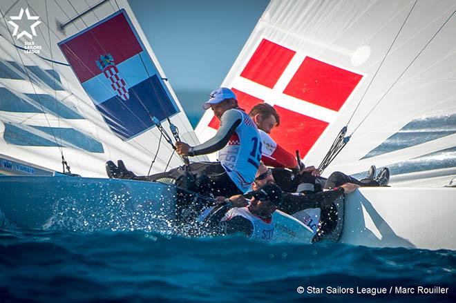 Bow: 19 / Sail: CRO 8543 / Skipper: Tonci Stipanovic CRO / Crew: Ante Sitic CRO, Bow: 94 / Sail: DEN 7829 / Skipper: Jonas Hogh-Christensen DEN / Crew: Steve Milne  GBR ©  Marc Rouiller / Star Sailors League