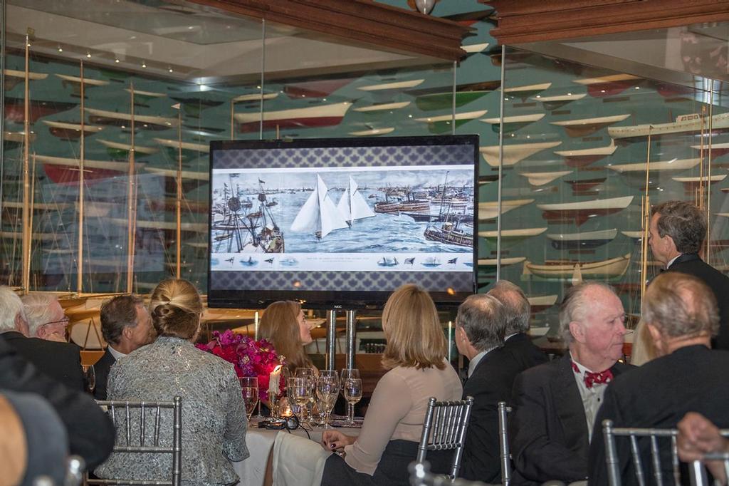 A video about Lord Dunraven and his Cup challenges of 1893 and 1895 - Hall of Fame induction for Ernesto Bertarelli Alinghi and Lord Dunraven photo copyright Carlo Borlenghi / www.carloborlenghi.com taken at  and featuring the  class