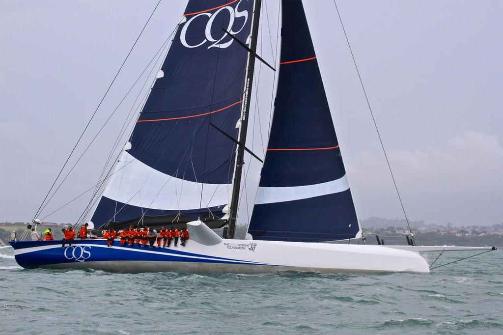 CQS supermaxi Waitemata Harbour, Auckland - November 23, 2016 - White Island Race start photo copyright Richard Gladwell www.photosport.co.nz taken at  and featuring the  class