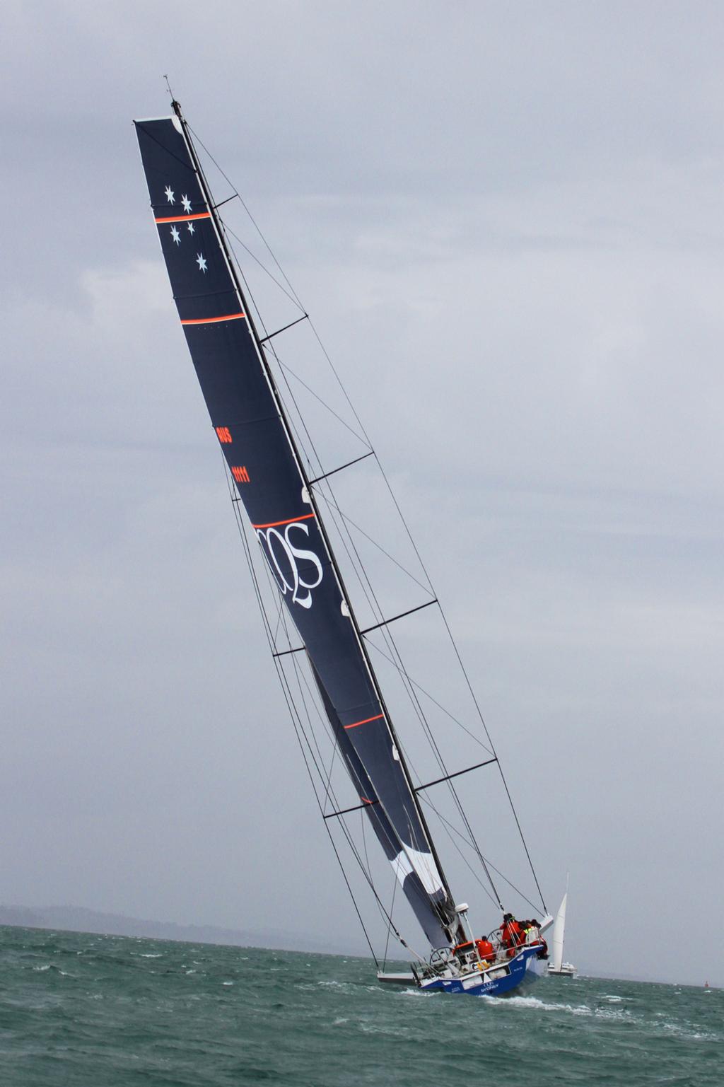 CQS supermaxi Waitemata Harbour, Auckland - November 23, 2016 - White Island Race start photo copyright Richard Gladwell www.photosport.co.nz taken at  and featuring the  class