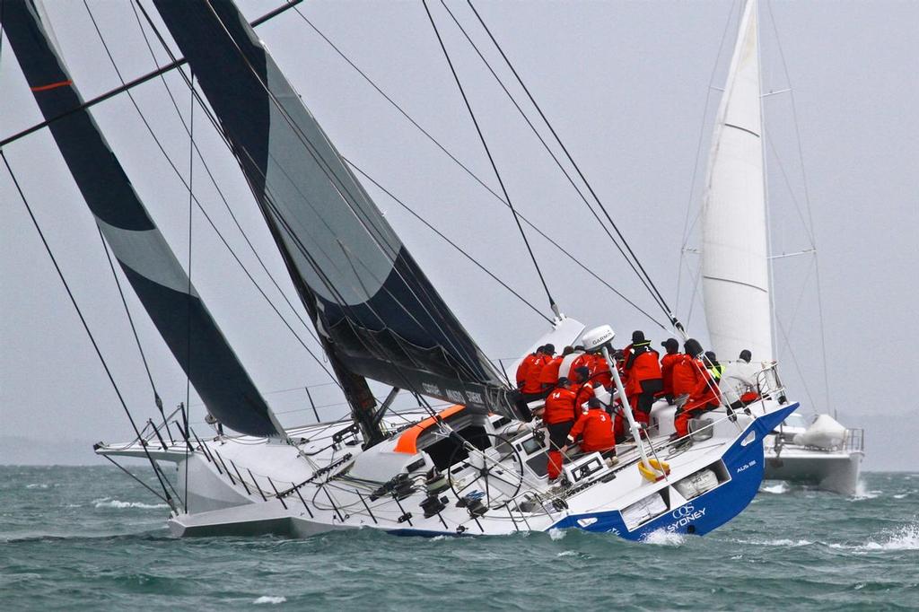 CQS supermaxi Waitemata Harbour, Auckland - November 23, 2016 - White Island Race start photo copyright Richard Gladwell www.photosport.co.nz taken at  and featuring the  class