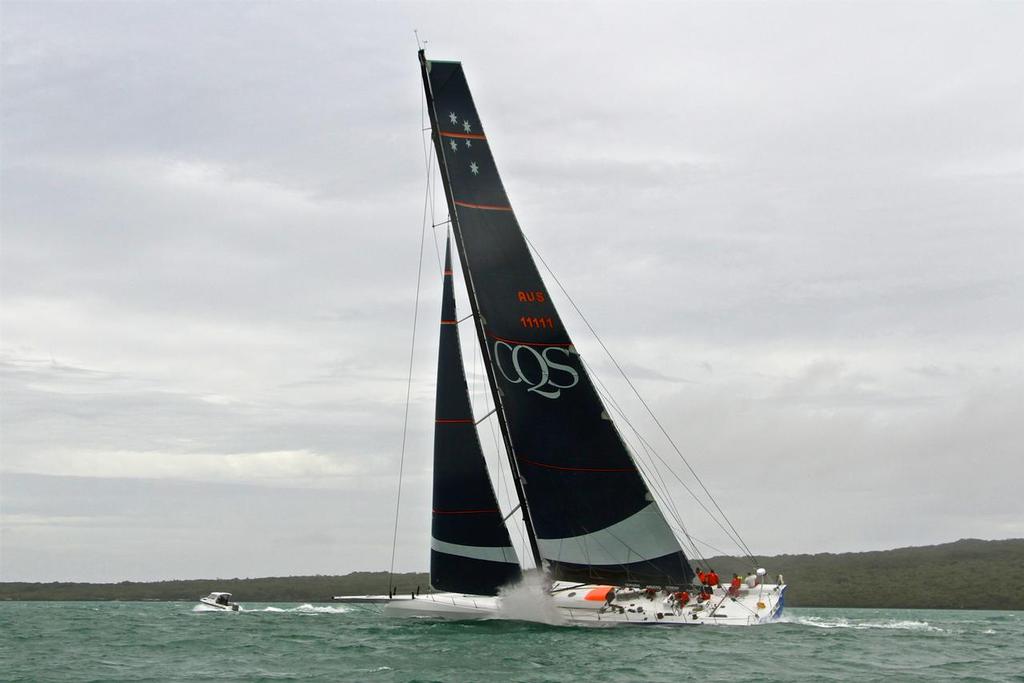 CQS supermaxi Waitemata Harbour, Auckland - November 23, 2016 - White Island Race start photo copyright Richard Gladwell www.photosport.co.nz taken at  and featuring the  class