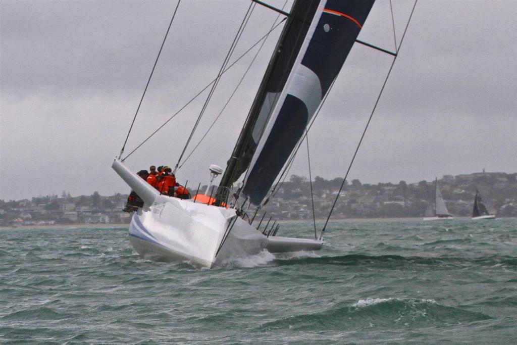 CQS - showing her wing supports - White Island Race Start photo copyright Richard Gladwell www.photosport.co.nz taken at  and featuring the  class
