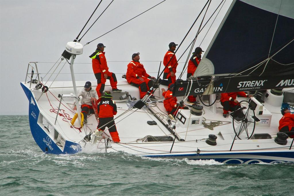 CQS supermaxi Waitemata Harbour, Auckland - November 23, 2016 - White Island Race start photo copyright Richard Gladwell www.photosport.co.nz taken at  and featuring the  class