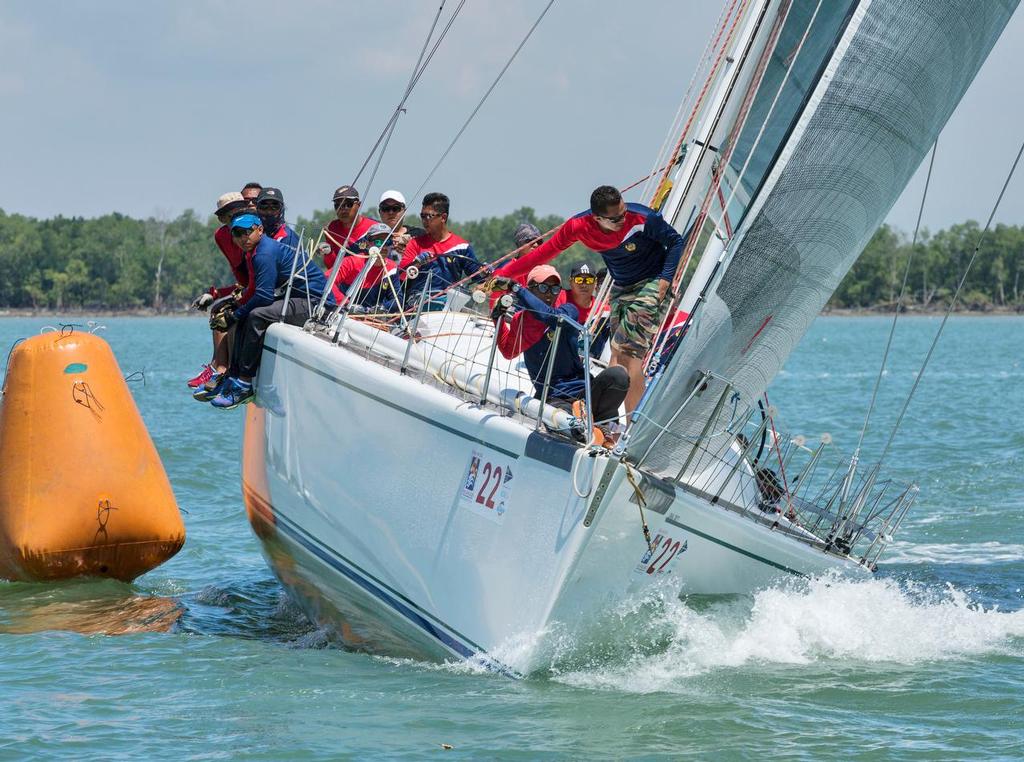 Zuhal, Royal Malaysian Navy, Port Klang-Pangkor Race, Raja Muda Selangor International Regatta 2016<br />
 © Guy Nowell / RMSIR