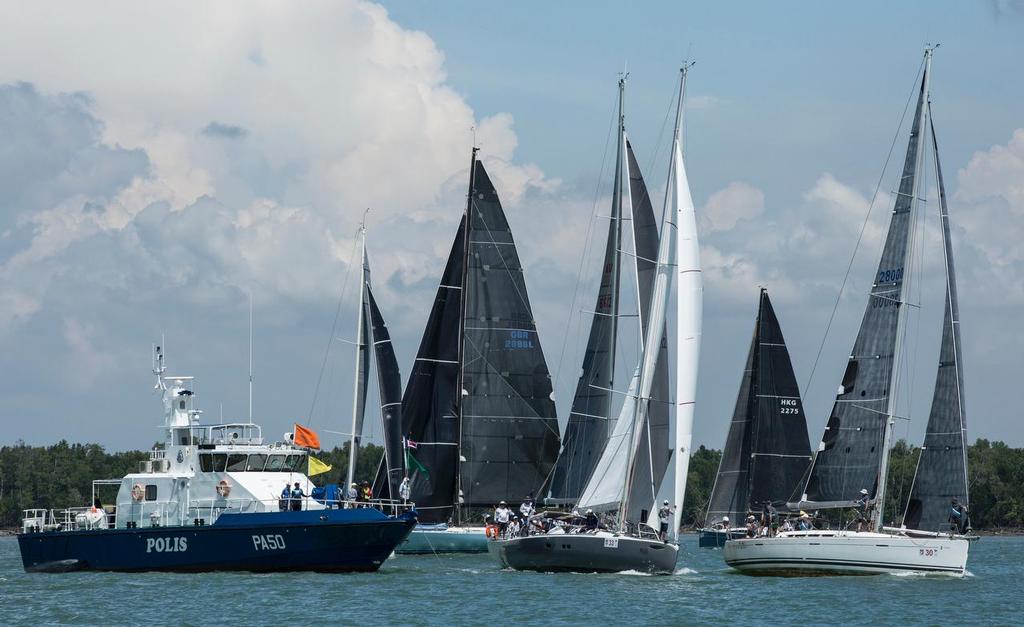 Class 3 start. Port Klang-Pangkor Race, Raja Muda Selangor International Regatta 2016<br />
 © Guy Nowell / RMSIR