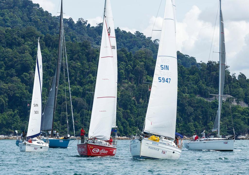 Class 5 start. Raja Muda Selangor International Regatta 2016. © Guy Nowell / RMSIR