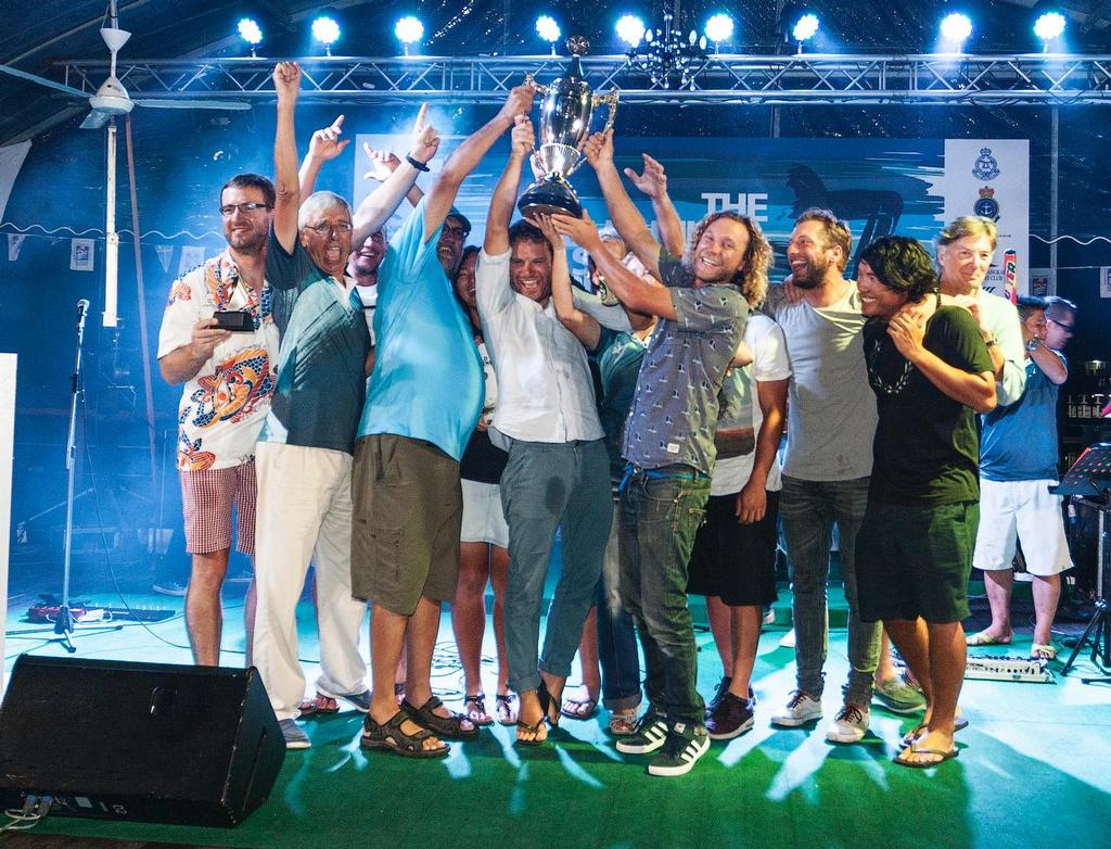 Windsikher, Raja Muda Cup winners. Closing Night and Prizegiving. Raja Muda Selangor International Regatta 2016. © Guy Nowell / RMSIR