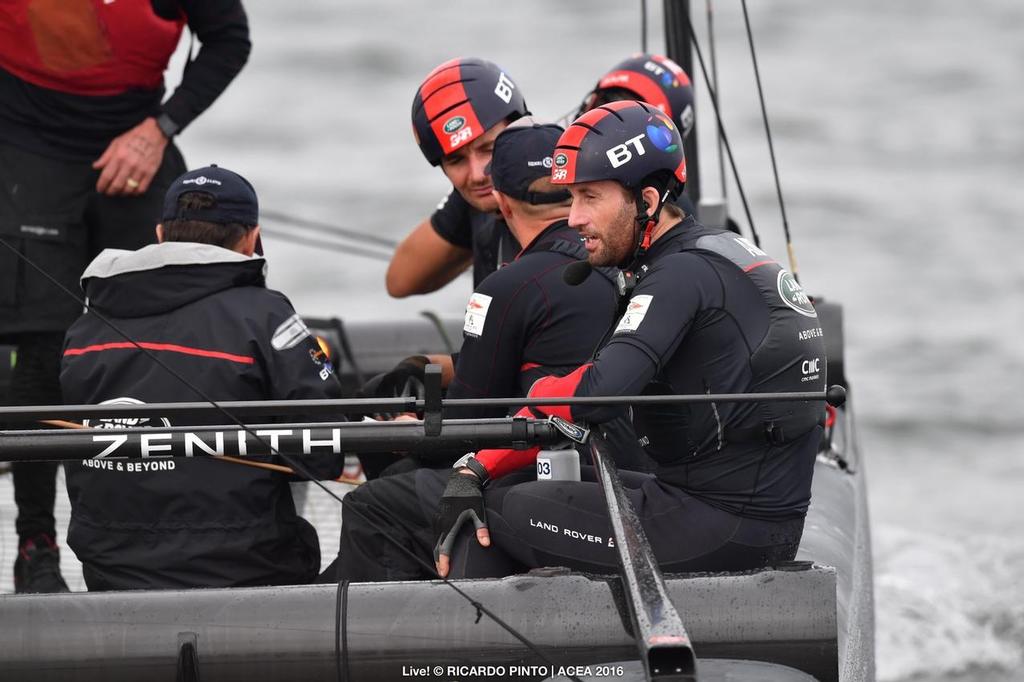 British team celebrate the win - Louis Vuitton America’s Cup World Series Fukuoka © ACEA / Ricardo Pinto http://photo.americascup.com/