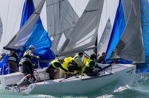 2016 Melges 24 World Championship - Miami - Day 2 photo copyright Bombarda Racing - Carlo Borlenghi taken at  and featuring the  class