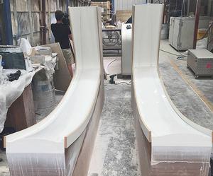 Foils being finished up at Hall Spars photo copyright SuperFoiler http://www.superfoiler.com taken at  and featuring the  class
