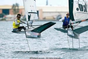 Bora Gulari winning for the second time Moth Worlds in 2013 photo copyright Thierry Martinez http://www.thmartinez.com taken at  and featuring the  class