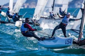 Bora and crew Louisa Chafee were successful in securing a spot on the 2016 US Olympic Sailing Team photo copyright Sailing Energy / World Sailing taken at  and featuring the  class