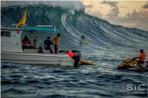 Kai Lenny taking on Jaws this week - NoveNove Maui Aloha Classic photo copyright  Si Crowther / IWT taken at  and featuring the  class