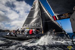 Team CEEREF lead the 2016 RC44 Fleet Racing Championship - 2016 RC44 Valletta Cup photo copyright MartinezStudio.es taken at  and featuring the  class