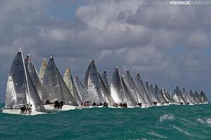 2016 Melges 24 World Championship - Miami - Day 1 photo copyright  Pierrick Contin http://www.pierrickcontin.fr/ taken at  and featuring the  class