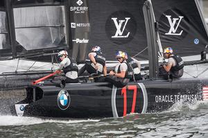  Louis Vuitton America&rsquo;s Cup World Series Fukuoka - Racing Day 1 photo copyright ACEA / Ricardo Pinto http://photo.americascup.com/ taken at  and featuring the  class