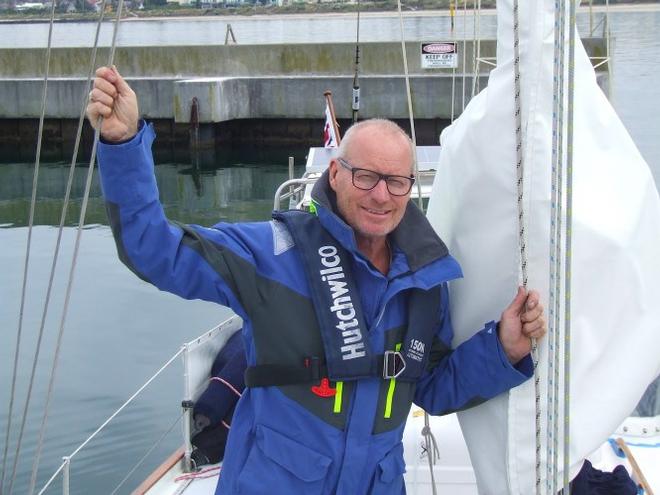 Shane Freeman preparing to set sail © Freeman Sailing