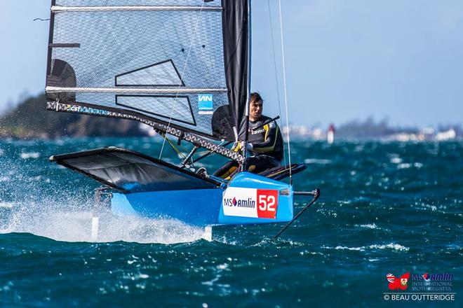 Australia’s Iain Jensen, winner of the MS Amlin International Regatta “Dash for Cash.” - MS Amlin International Moth Regatta © Beau Outteridge/Amlin International Moth Regatta