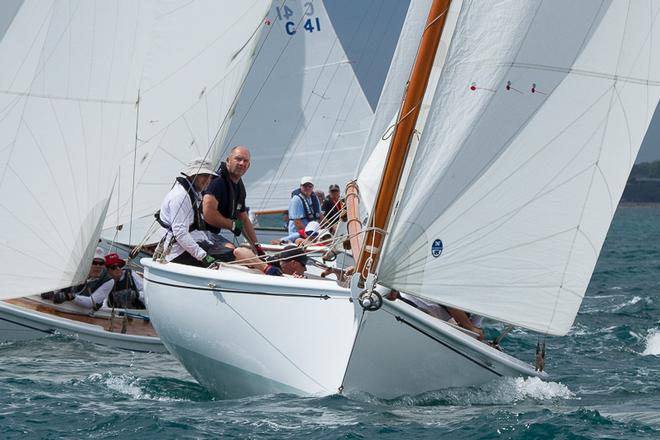 Jocelyn, just after rounding the weather mark. - Mercedes Benz Mornington Couta Boat National Championships ©  Alex McKinnon Photography http://www.alexmckinnonphotography.com