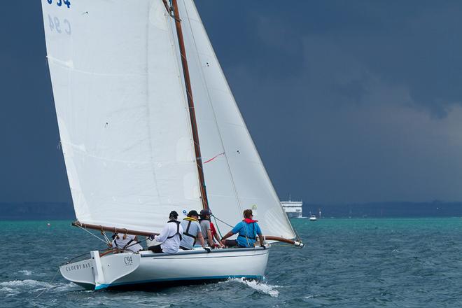 Cloudy Bay and a well and truly cloudy sky! - Mercedes Benz Mornington Couta Boat National Championships ©  Alex McKinnon Photography http://www.alexmckinnonphotography.com