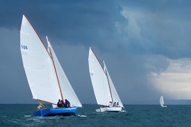 Rip and Cloudy Bay during the first race. - Mercedes Benz Mornington Couta Boat National Championships ©  Alex McKinnon Photography http://www.alexmckinnonphotography.com