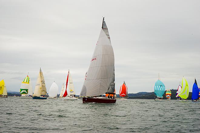 Cracking start - 2016 Launceston to Hobart Yacht Race © Rose Flynn