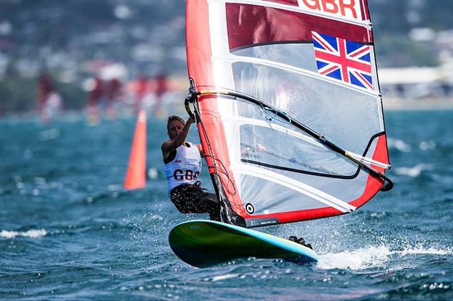 Emma Wilson - RS:X Girls - 2016 Aon Youth Sailing World Championships © Pedro Martinez / Sailing Energy / World Sailing