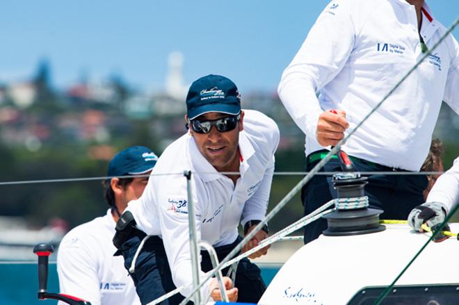 Luis Brito - SOLAS Big Boat Challenge held in Sydney Harbour, on 23/12/2016. © Lachlan Murnaghan