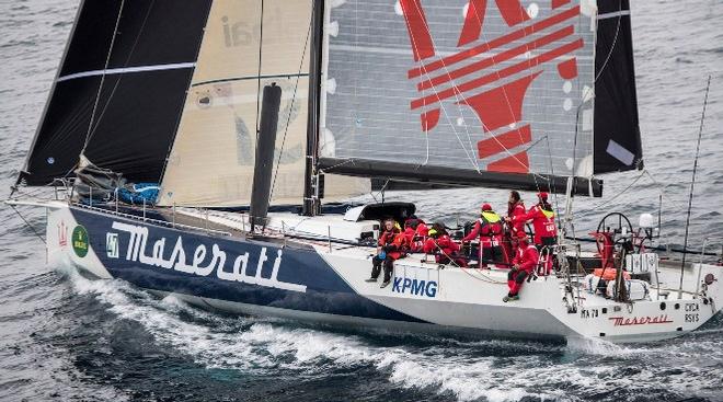 Jim Cooney's Volvo Open 70 Maserati was the sixth yacht to finish - Rolex Sydney Hobart Yacht Race ©  Rolex/ Kurt Arrigo http://www.regattanews.com