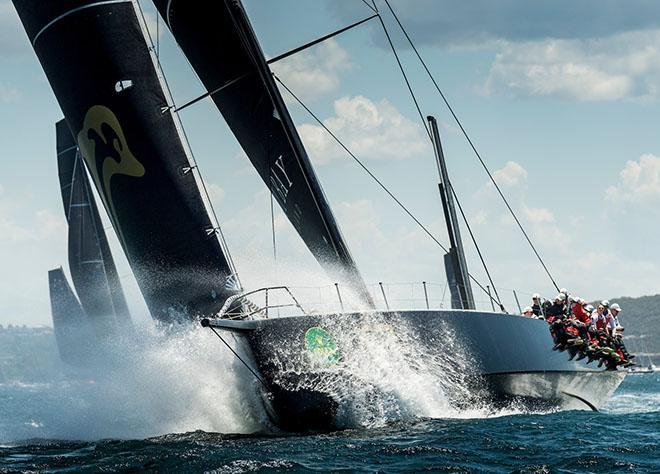 Karl Kwok's 80-ft Beau Geste at the start of her second Rolex Sydney Hobart ©  Rolex/ Kurt Arrigo http://www.regattanews.com