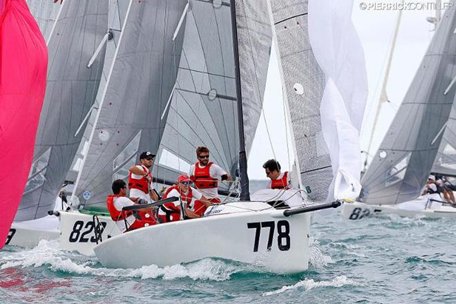 Marco Zammarchi's Taki 4 ITA778 with Niccolo Bertola helming - 2016 Melges 24 World Championship - Miami - Day 3 ©  Pierrick Contin http://www.pierrickcontin.fr/