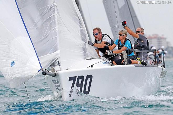 Tonu Toniste's Lenny EST790 - 2016 Melges 24 World Championship - Miami - Day 4  ©  Pierrick Contin http://www.pierrickcontin.fr/