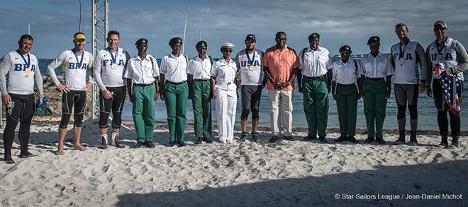 Medals ceremony - 2016 Star Sailors League Finals &copy;  Jean-Daniel Michot / Star Sailors League