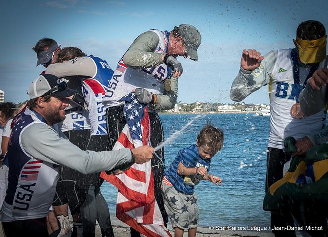 Medals ceremony - 2016 Star Sailors League Finals &copy;  Jean-Daniel Michot / Star Sailors League