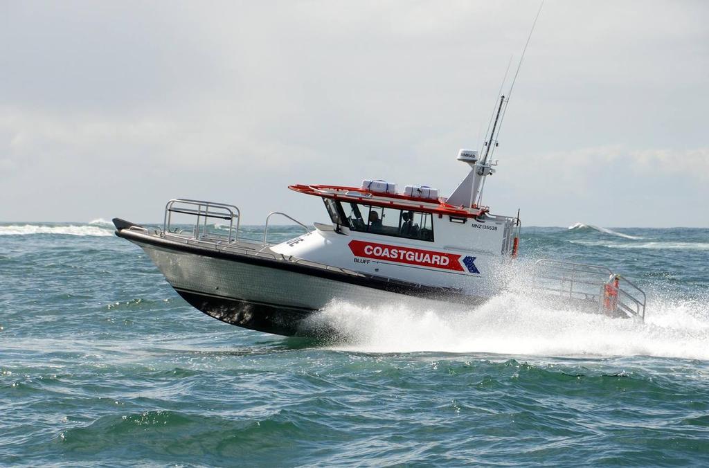 Coastguard Southern's Bluff boat which met with the damaged Vendee Globe racer. Image: Coastguard Southern © SW