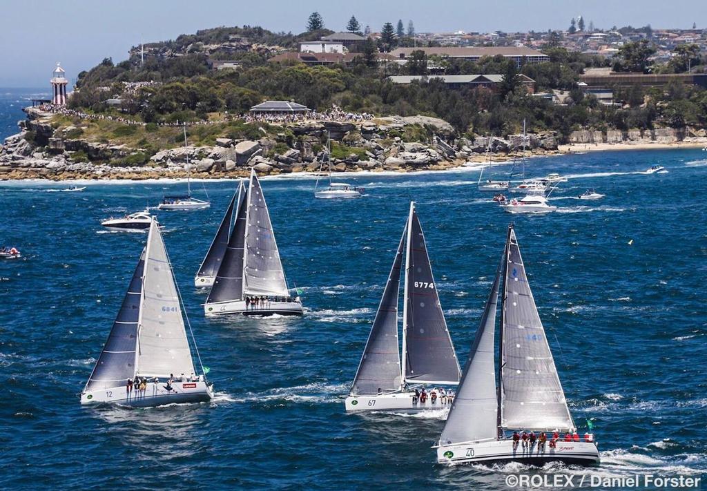 Sydney Heads - 2016 Rolex Sydney Hobart, December 26, 2016 ©  Rolex/Daniel Forster http://www.regattanews.com