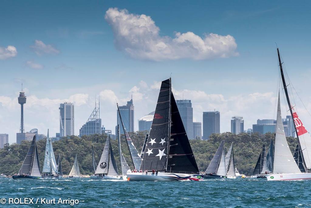 Start - 2016 Rolex Sydney Hobart, December 26, 2016 ©  Rolex/ Kurt Arrigo http://www.regattanews.com