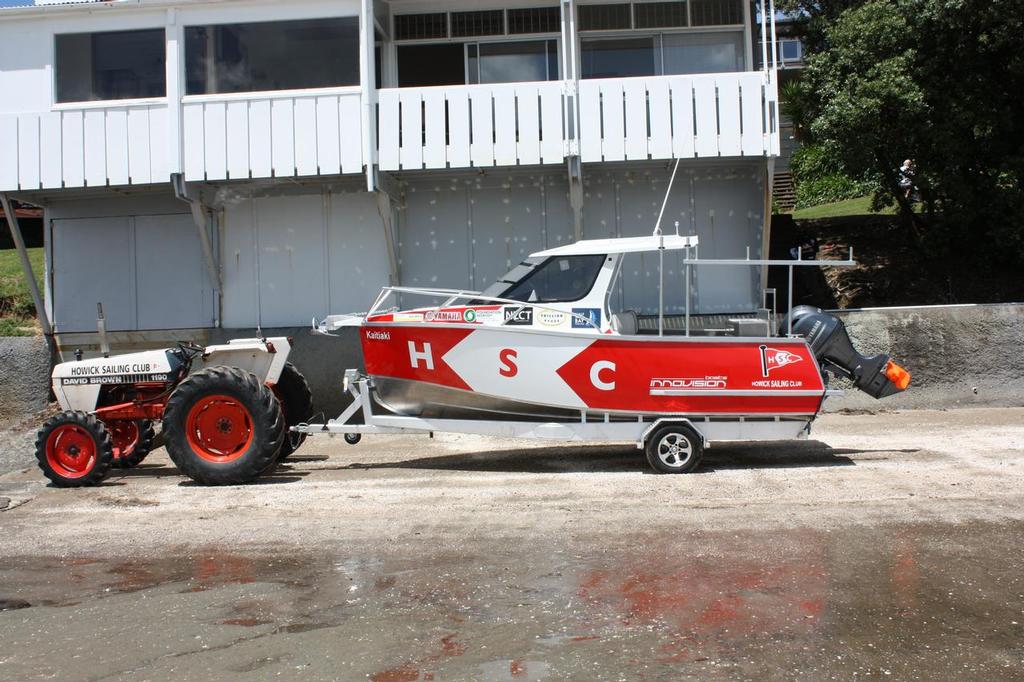 2016-12-11 11.06.04 - Howick Sailing Club Unveils Brand New Committee Boat, Kaitiaki photo copyright Tim Nichols taken at  and featuring the  class
