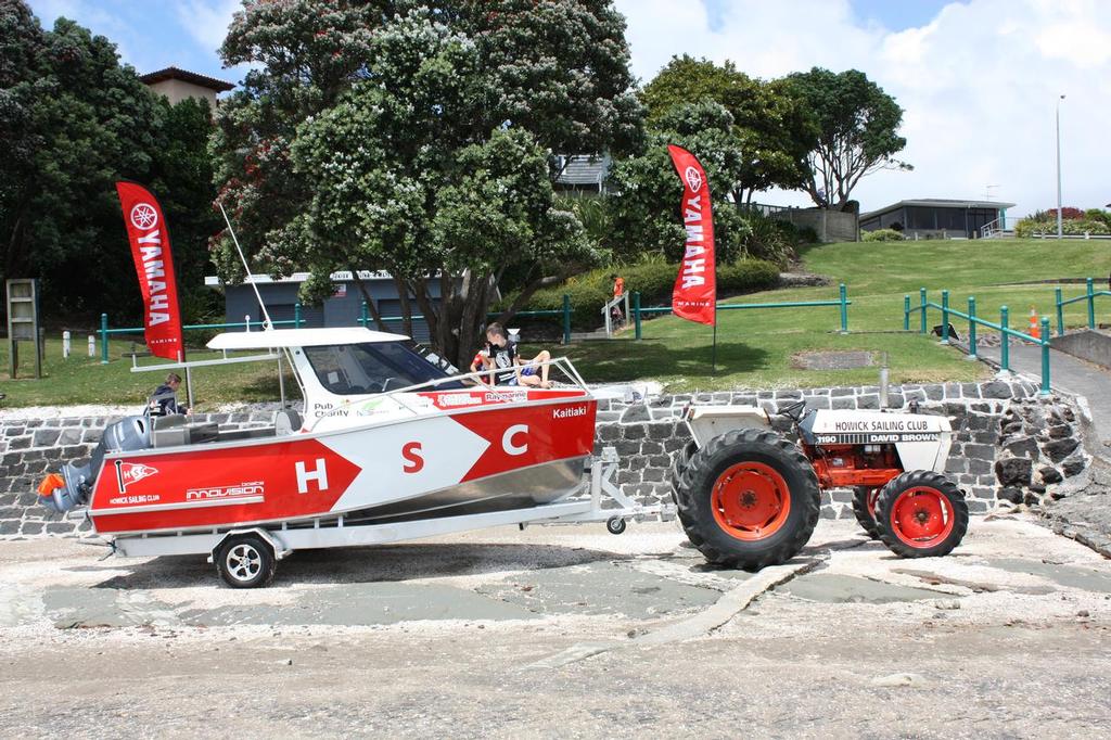 2016-12-11 11.23.18 - Howick Sailing Club Unveils Brand New Committee Boat, Kaitiaki photo copyright Tim Nichols taken at  and featuring the  class