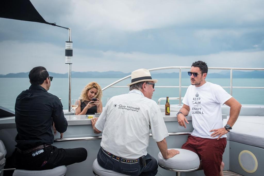 Photographer afloat. Ocean Emerald. Thailand Yacht Show 2016. photo copyright Thailand Yacht Show 2016 taken at  and featuring the  class