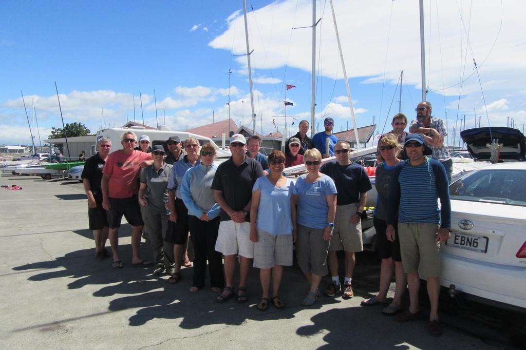 NZ Flying Fifteen Crews are in fine form for the Lexus of Hawke's Bay 21st World Champs in Napier - Lexus of Hawke's Bay 21st Flying Fifteen World Championship photo copyright Rhondda Poon taken at  and featuring the  class