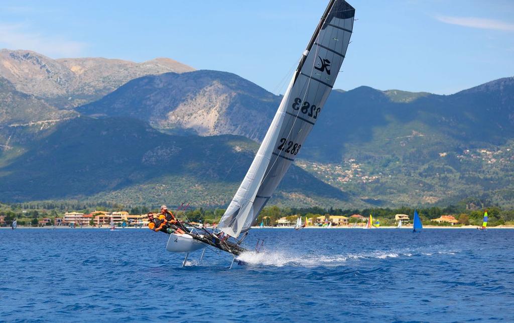 Hobie sailing in full swing at Wildwind Vassiliki © WildWind http://www.wildwind.co.uk/