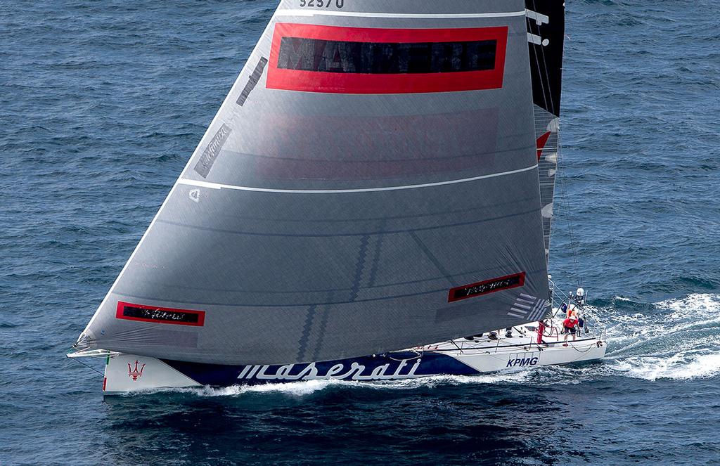 Maserati leads the fleet out of the heads - CYCa Bird Island Race 2016 © Crosbie Lorimer http://www.crosbielorimer.com