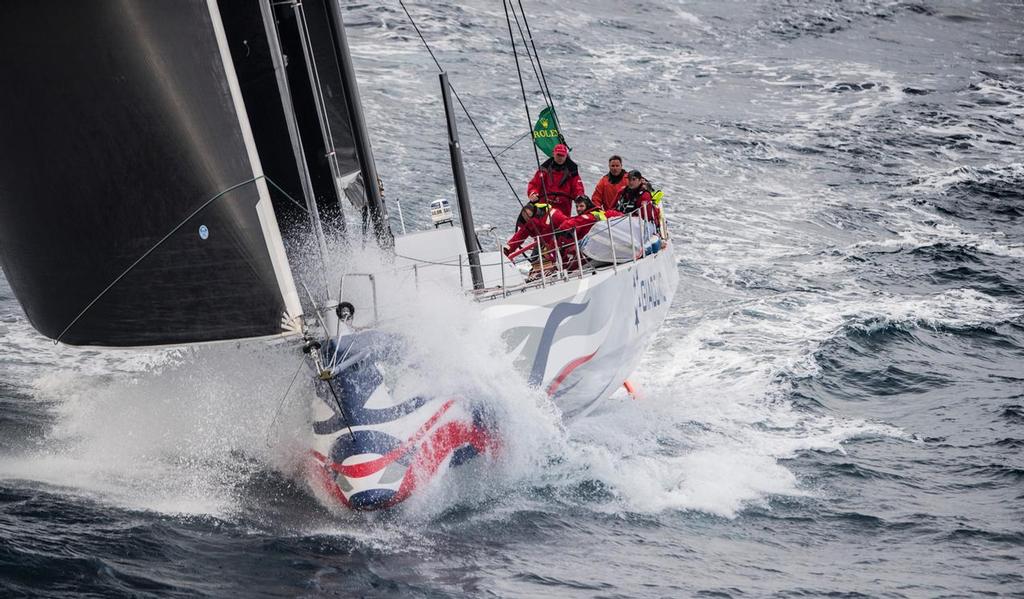 Giacomo (NZ) closes on on the finish of the 2016 Rolex Sydney Hobart photo copyright Rolex Sydney Hobart Yacht Race taken at  and featuring the  class